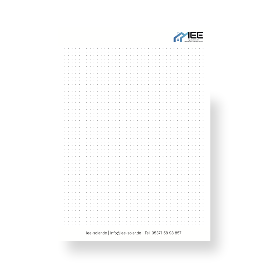 Schreibblock DIN A4 – 25 Blatt