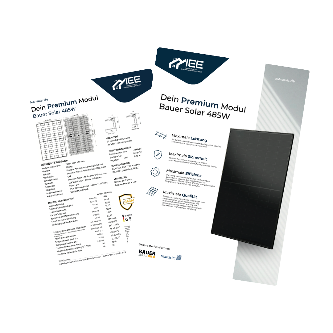 Datenblatt DIN A4 – Bauer Solar Modul
